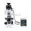 Dark Field Polarizer Mercury Light Fluorescence Microscope with Camera