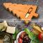 Christmas Family Server Tray Kitchen Mini Bamboo Cheese Board With Cheese Tools
