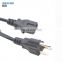 Guangzhou factory supply with plug 3 pin power cord , usa standard cord power
