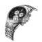 2019 luxury  all stainless steel 3 eyes watch for couple watch