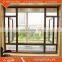 YY aluminum casement window with double glazed for home use