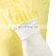 Disposable non-woven isolation gown thread knitted elastic cuff reverse wear dust and waterproof  PP PP+PE SMS protective cl