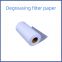 Filter paper used in the degreasing process of automobile factories