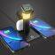 5-in-1 Multifunctional Mobile Phone Wireless Charger 5W 10W 15W Output Portable Desktop Station with Night Lamp Input 5V/2A