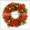 Christmas Deco Ball Wreath/Design ChinaNew Factory Plastic Custom Christmas wreath / PVC wreath / PE wreath for Chirstmas