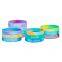 Motivational Quote Love Powder Assorted Colors Silicone Wristbands