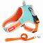 Suede Pet Dog Harness Vest Reflective Padded Dog Chest Strap with Leash for Small Dogs Plush Pet Safety Walking Gear
