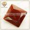 Hot Sell 5*5mm Red Square Shape Decorative Colored Glass Stone