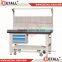 industrial steel work bench with wheels