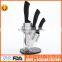 High quality 5pcs kitchen knives set with black handle