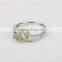 Custom silver big stone sample wedding ring designs for women
