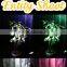 Sharpy and hot selling 4pcs 6in1 RGBWA+UV flower led light