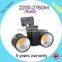 360 degree dimmable 2*10w track light led total 24w cob led lights