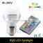 E27 RGB LED Lamp 16 Colors Changing Lampada Led Light Bulb 85-265V 110V 220V LED Spotlight Spot Light With Remote Control