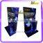 customized recycle display showcase for cosmetic promotion cardboard dump bin stands