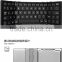 Bluetooth Folding Keyboard Quality Laptop Mini External Keyboards with HARD ABS PLASTIC KEY                        
                                                Quality Choice