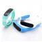 Silicone bluetooth smart wristband, sleeping monitoring led wristband, bluetooth wristband pedometer with LED display