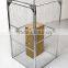Custom Size Foldable Storage Cage/ Wire Container With Wheels