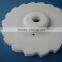 ODM and OEM plastic tivar HMWPE start wheels cnc machined UHMWPE plstic gear wheels