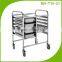 Restaurant Equipment Single Row 7 Layer Stainless Steel Bakery Bread Tray Trolley BN-T13-15