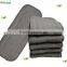 Bamboo Carbon Charcoal Fiber Inserts 5 Layers Diaper Liners