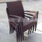 Panama Square 4 seat Dining Set with Arms Australia Mimosa Outdoor Weave Furniture