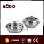 double layer stainless UFO shape steam pot