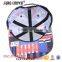 America snapback cap with metal plate