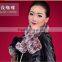 Genuine handmade knitting rex rabbit fur scarf for ladies