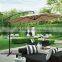 Coral Coast 11 ft. Steel Offset Patio Umbrella with Detachable Netting