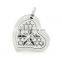 Heart shape essential oil perfume solid pendant,silver perfume lockets for women