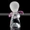 cube crystal baby angel figurines for souvenirs gift