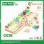 Bestgoal Colourful Teaching Tool Math Number Wood Board Preschool Toy Kid