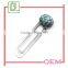 zinc alloy custom promotional bookmark wedding favors