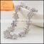 High quality jewelry zircon bracelet, new flower design bracelet