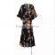 Fashionable Beachwear Polyester Chiffon Ladies Long Dubai Kaftan Dress