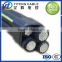 Aluminum Conductor self-supporting quadruplex aerial bundled cable abc cable