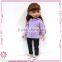Popular 18 inch nude fashion handmade craft silicone baby doll