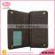 Long cowboy geniune leather wallets smart wallet GPS track anti thief