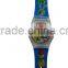 Hot selling cheap customized logo print dial watch