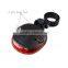 Rear light fun bike lights with 5 red led + 2 laser light