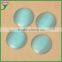 wuzhou jewelry supplier HS-06 half round cabochon imitated light blue cat eye gemstone