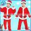 Top Quality Santa Claus Clothes Red Christmas Clothes