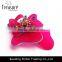 2015 Latest New Design Hot Selling Pink Flower Korean Cheap Crystal Rhinestone Brooch Quality Choice