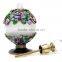 Vintage europe beautiful metal cap crystal glass perfume bottles