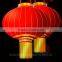 Red color Chinese silk lantern for New Year decoration