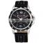 SKONE 9117 High Quality Leather Wristwatch Low Cost Men Watches