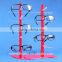 Shenzhen factory 7 tiers rotating white two sides sunglass display stand/acrylic sunglass stand/acrylic eyewear display