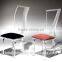 exquisite design transparent acrylic chair/clear acrylic chair/acrylic wedding chair