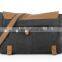 pretty waxed cotton canvas messengers bag